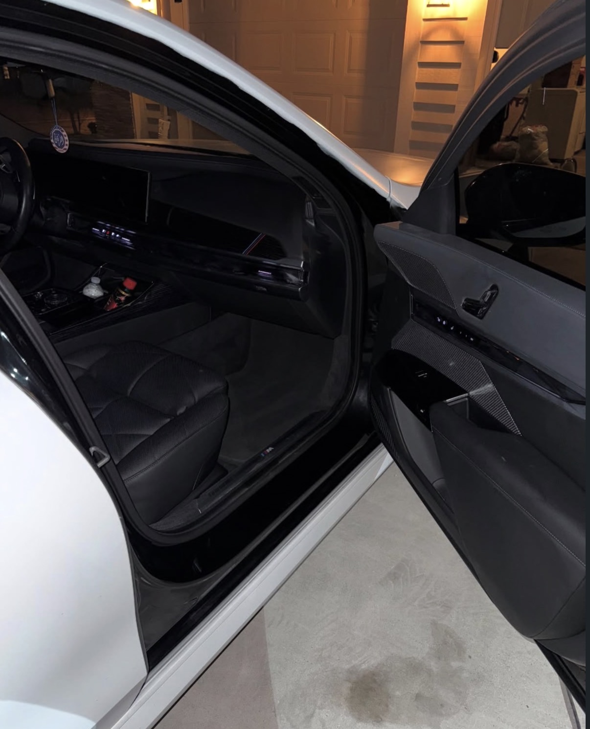 BMW passenger side after detailing