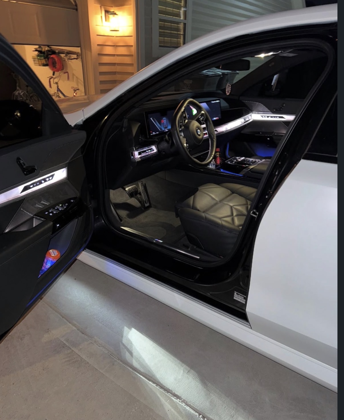 BMW driver side after detailing